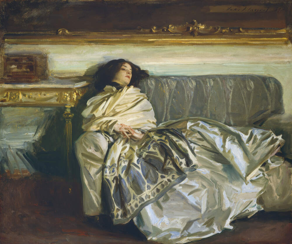 John Singer Sargent, "Nonchaloir (Repose)," 1911. (Courtesy National Gallery of Art, Washington, Gift of Curt H. Reisinger; Museum of Fine Arts, Boston)