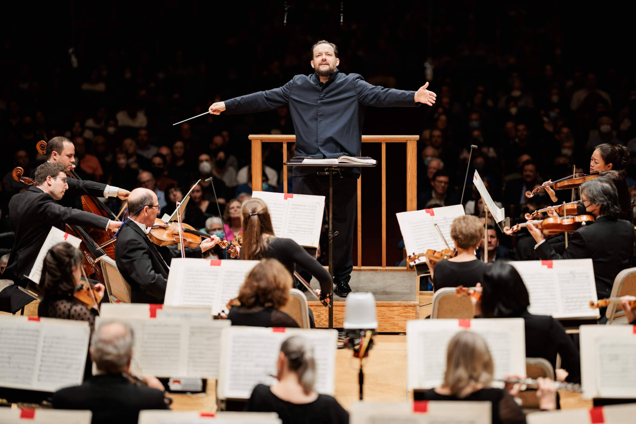Boston Symphony Orchestra Music Director Andris Nelsons conducts Holst's &quot;The Planets.&quot; (Courtesy Aram Boghosian)