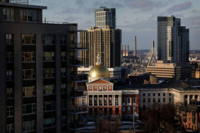 View of the Massachusetts State House on January 24, 2023. (Craig F. Walker/The Boston Globe via Getty Images)