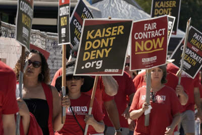 Roughly 75,000 health care workers at the Kaiser Permanente hospital system are poised to go on a three-day strike at hospitals in California, Colorado, Oregon, Washington, Virginia and Washington, D.C. (Rich Pedroncelli/AP)