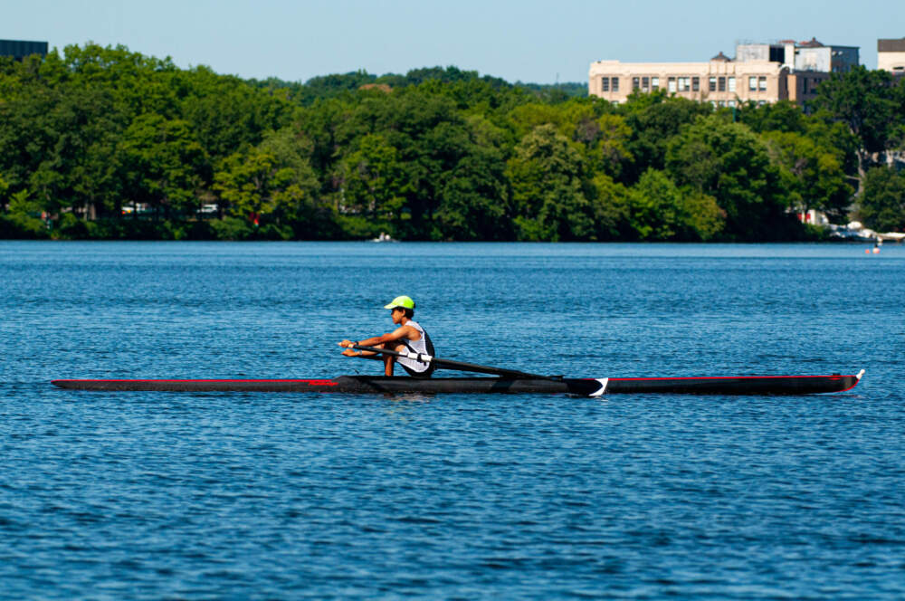 Sixteen-year-old Alex Warren will be rowing in his first Head of the Charles this year alongside his high school team. (Photo courtesy of Courtney Wilson)