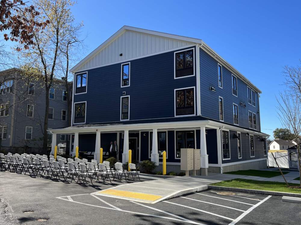Worcester Housing Authority's &quot;A Place to Live,&quot; which has 24 permanent supportive housing micro units. (Lynn Jolicoeur/WBUR)