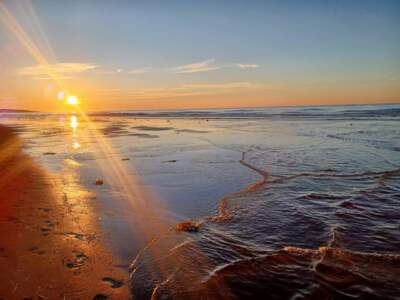 North Harbour Beach in Prince Edward Island at sunset. (Courtesy Holly Robinson)