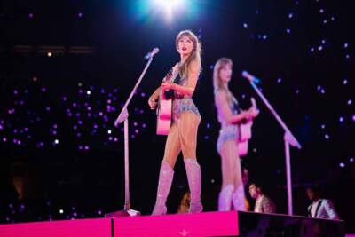 A still from &quot;Taylor Swift: The Eras Tour&quot; movie. (Courtesy TAS Rights Management)