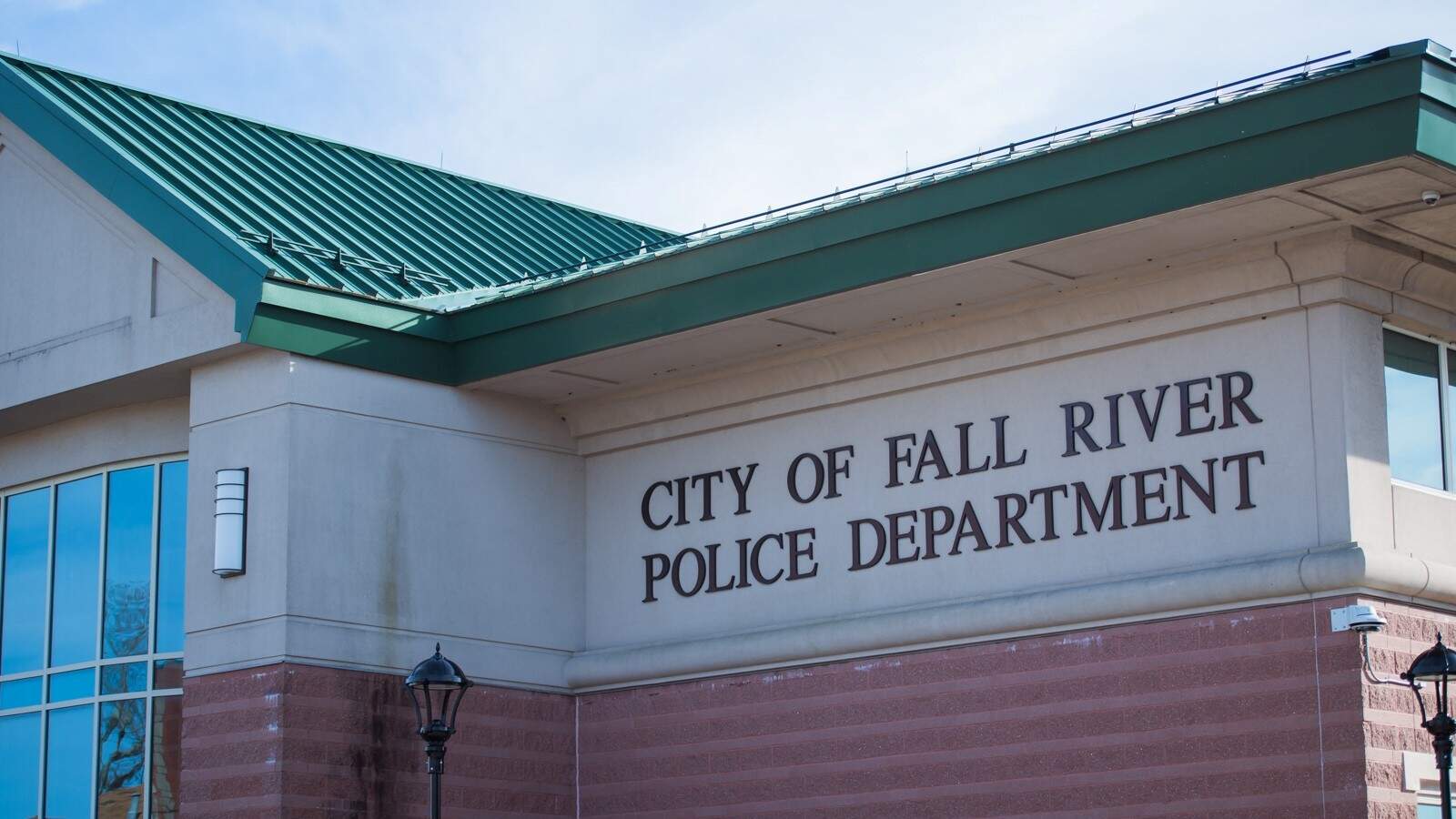 The outside of the Fall River police department.(Gretchen Ertl via The Public's Radio)