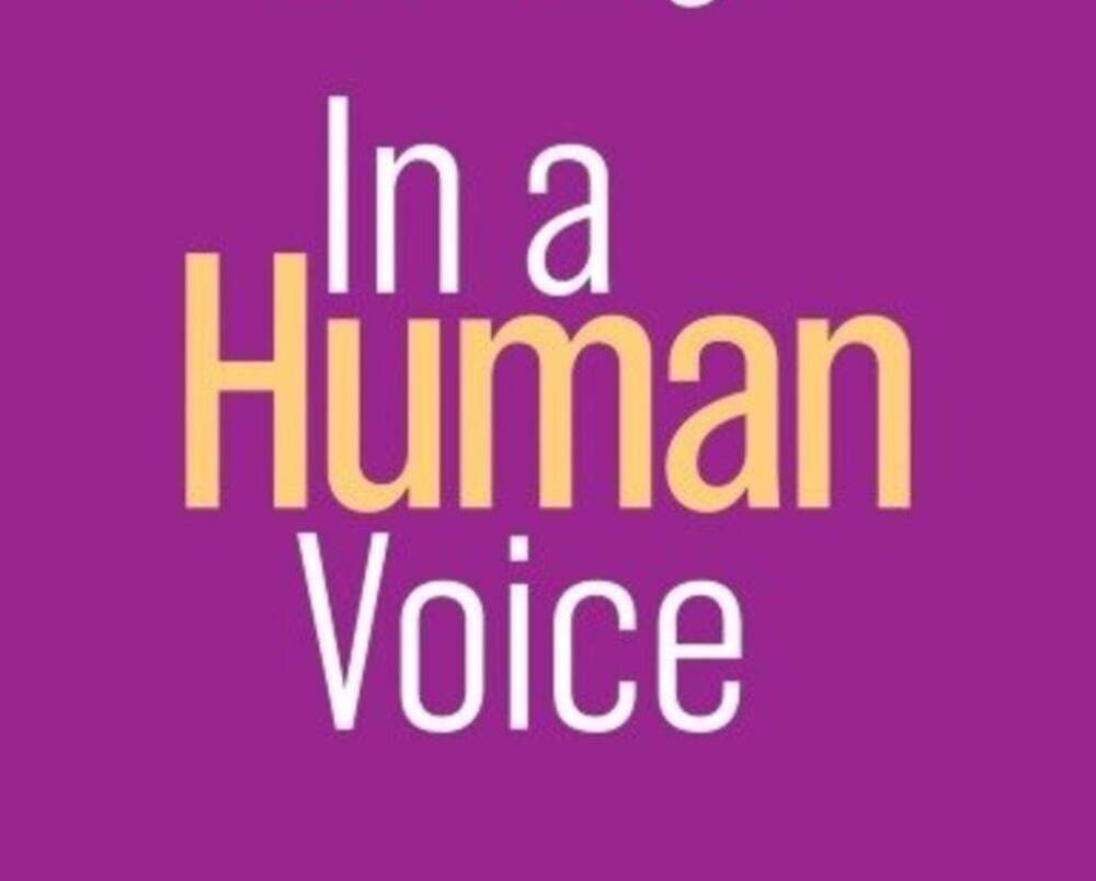 The cover of &quot;In a Human Voice&quot; by Carol Gilligan. (Courtesy of Polity Books)