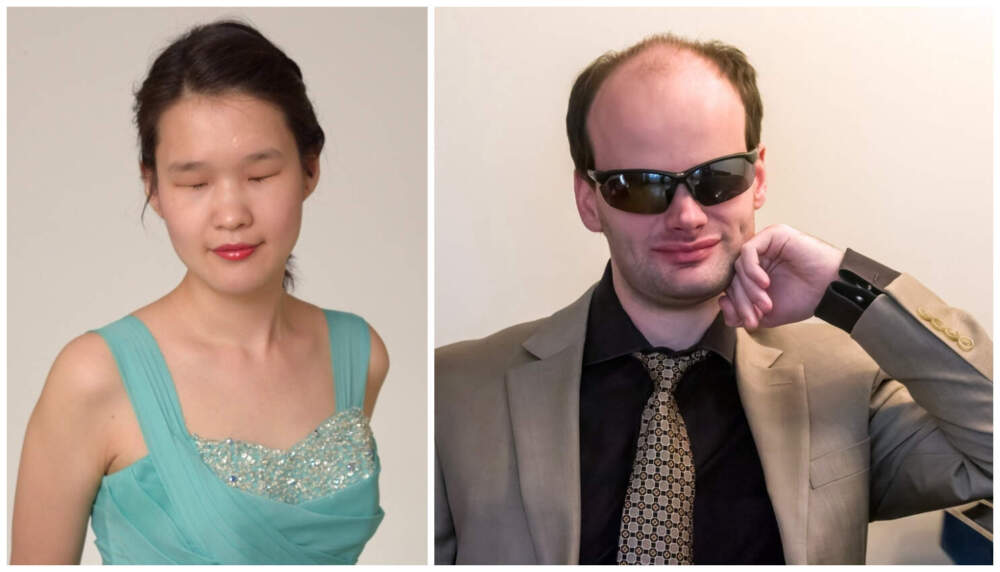 Boston-area artists Yoo Jin Noh and Santo will be honored in New York City at the Danny Awards, which recognizes musicians with disabilities. (Courtesy Yoo Jin Noh/Courtesy Santon)