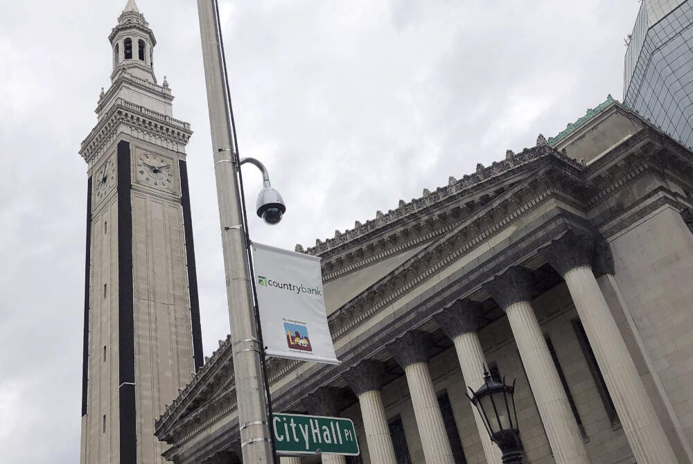 Springfield City Hall pictured in 2019. (Matt O'Brien/AP)