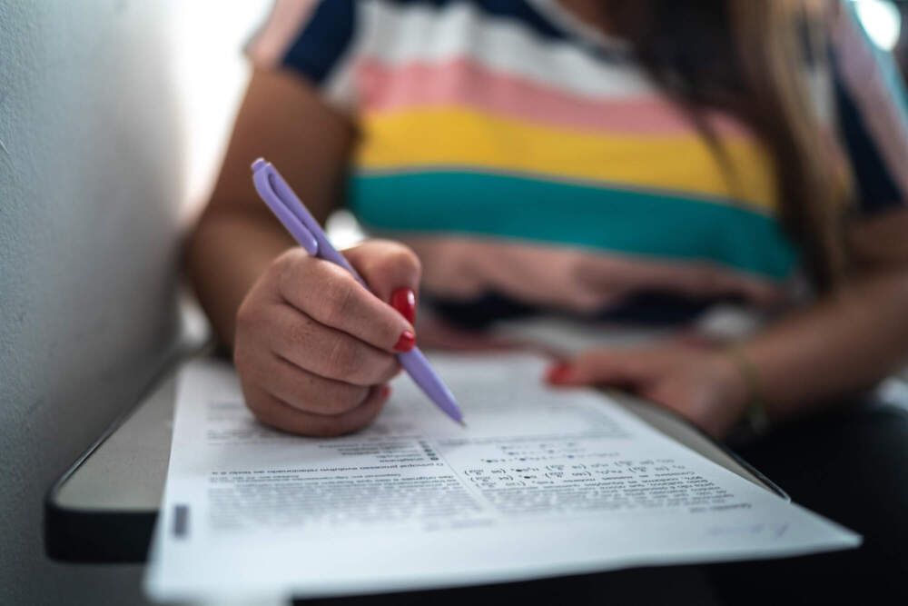 A student takes a test. (FG Trade/Getty Images)
