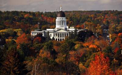 The Maine State House in Augusta. Maine has had a Democratic trifecta in state government since 2019. (Robert F. Bukaty/AP File)