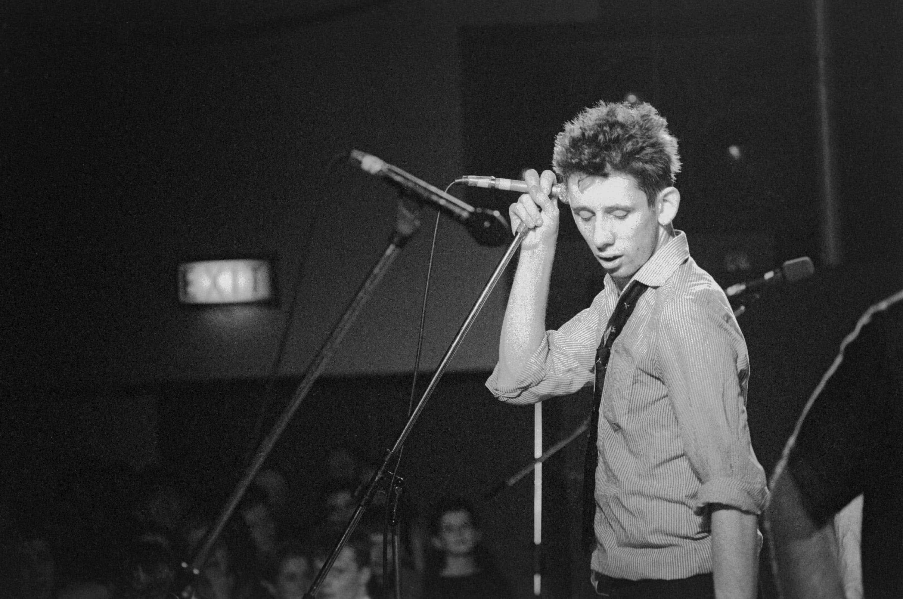 Shane MacGowan live onstage in 1988, from the 2020 documentary &quot;Crock of Gold: A Few Rounds with Shane MacGowan.&quot; (Courtesy Magnolia Pictures)