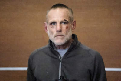 Peter Simon is arraigned in Waltham District Court, on Thursday, Dec. 7, 2023. (Lane Turner/The Boston Globe via AP, Pool)