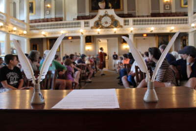 Great Hall at Faneuil Hall (Courtesy of NPS)