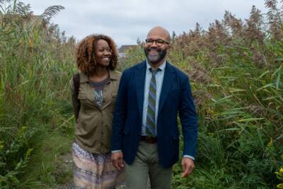 Erika Alexander and Jeffrey Wright in &quot;American Fiction.&quot; (Courtesy Claire Folger/Orion Pictures)