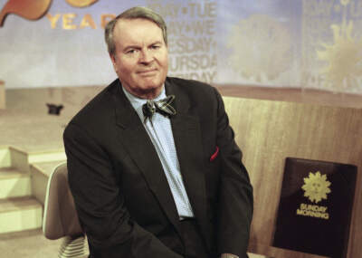 Charles Osgood, anchor of CBS's &quot;Sunday Morning,&quot; poses for a portrait. (Suzanne Plunkett/AP)