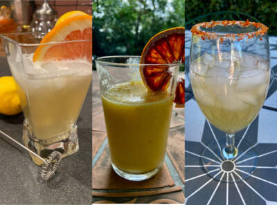 Whether you’re observing Dry January or reducing or eliminating alcohol, these drinks are a refreshing change of pace. (Kathy Gunst/Here & Now)