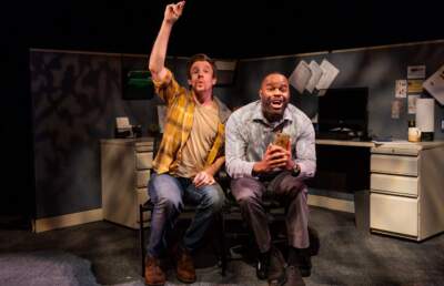 Jesse Hinson and De'Lon Grant in &quot;A Case for the Existence of God&quot; at SpeakEasy Stage Company. (Courtesy Nile Scott Studios)