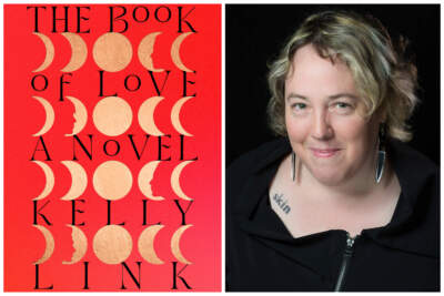 Author Kelly Link's debut novel &quot;The Book of Love&quot; is out now. (Photo of the author courtesy Sharona Jacobs; book cover courtesy Random House)