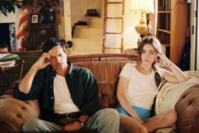 Left to right, Simon Rex and Talia Ryder in Sean Price Williams' &quot;The Sweet East.&quot; (Courtesy Leia Jospe/Utopia)