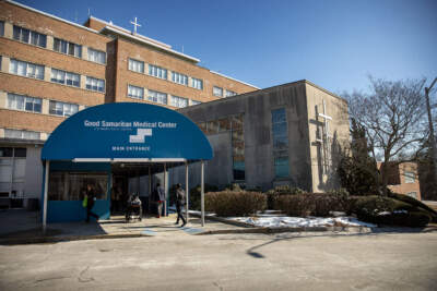 Good Samaritan Medical Center, a Steward hospital in Brockton, Mass. (Robin Lubbock/WBUR)