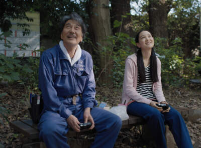 From left: Koji Yakusho and Arisa Nakano in &quot;Perfect Days.&quot; (Courtesy NEON)