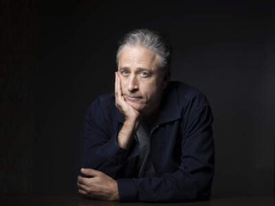 Jon Stewart poses in New York, Nov. 7, 2014. (Victoria Will/Invision/AP)