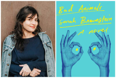 Author Sarah Braunstein's novel &quot;Bad Animals&quot; is out now. (Author photo courtesy Lauryn Hottinger; book cover courtesy W. W. Norton & Company)