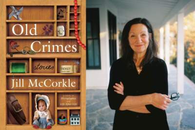 The cover of &quot;Old Crimes and Other Stories&quot; and author Jill McCorkle. (Courtesy of Algonquin Books, Tom Rankin)