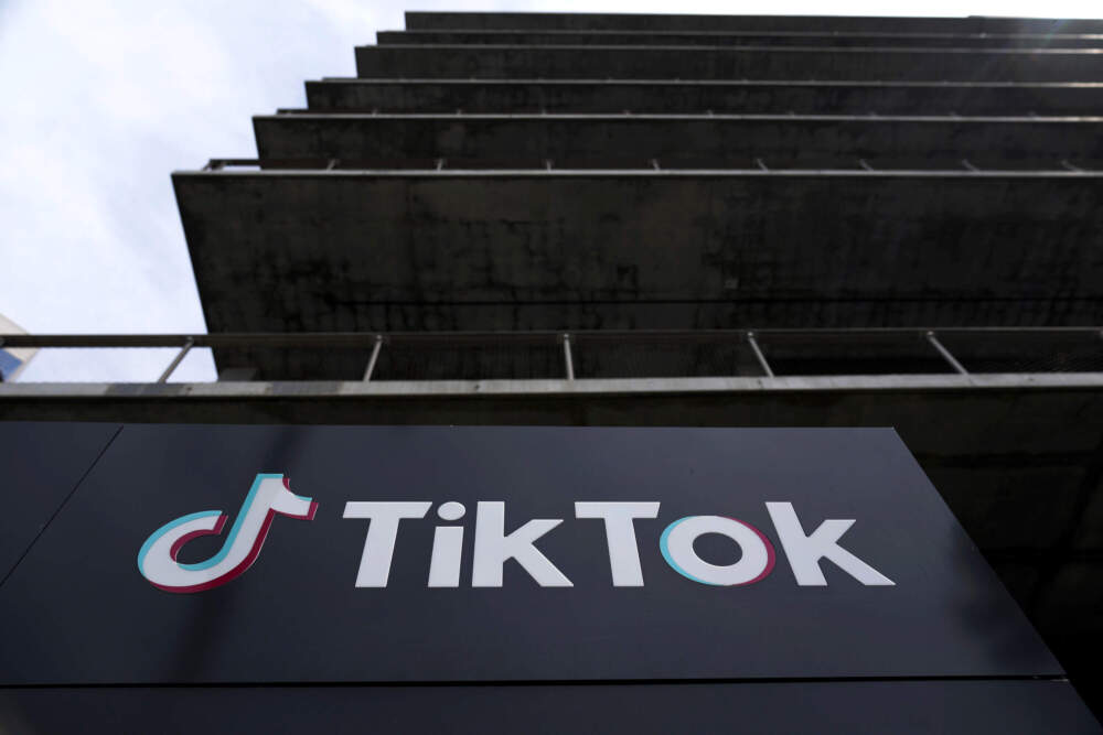 TikTok's office building in Culver City, California. (Damian Dovarganes/AP)