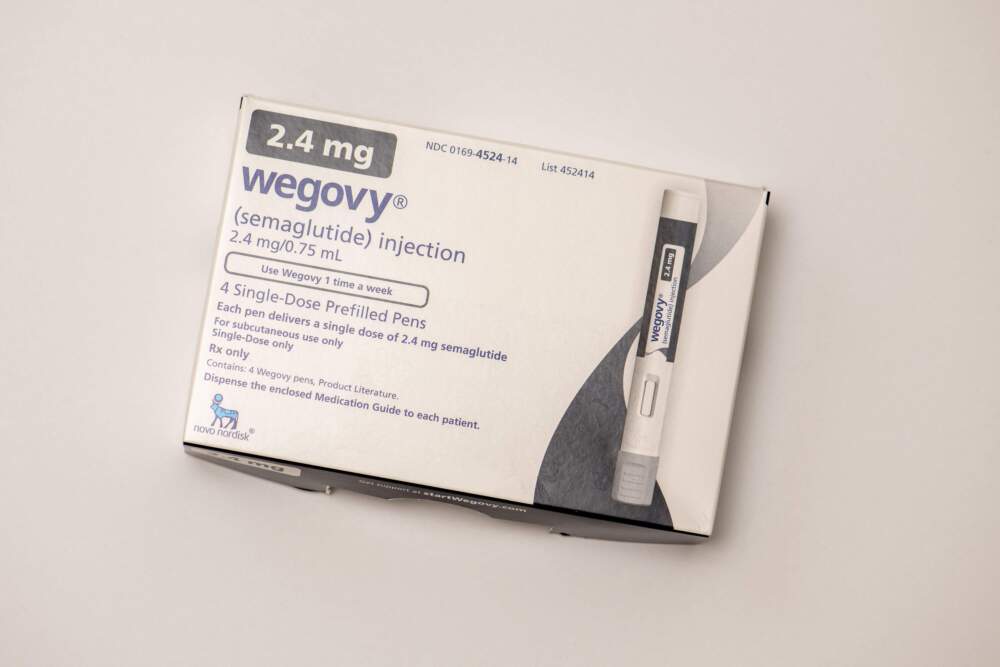 Wegovy an injectable prescription weight loss medicine that has helped people with obesity. Wegovy will be covered by Medicare, but not for weight loss. (Michael Siluk/UCG/Universal Images Group via Getty Images)