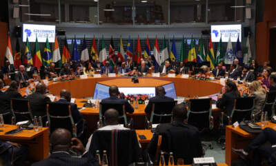 Delegates and heads of state attend the G20 Compact With Africa conference at the Chancellery on November 20, 2023 in Berlin, Germany.  (Sean Gallup/Getty Images)