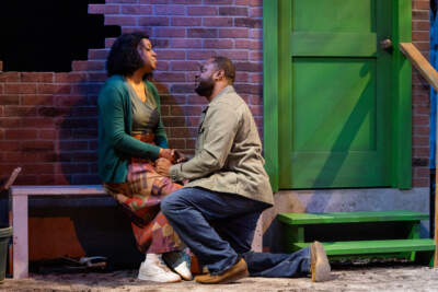 James Ricardo Milord and Karimah Williams in Actors’ Shakespeare Project’s production of August Wilson’s &quot;King Hedley II.&quot; (Courtesy Maggie Hall Photography)