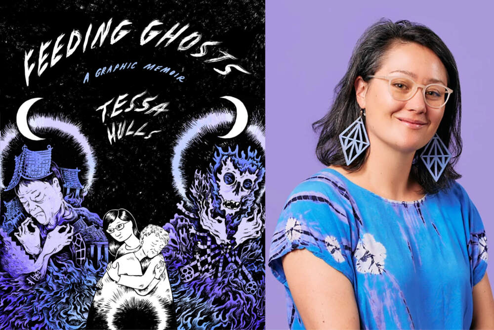 The cover of &quot;Feeding Ghosts&quot; alongside author Tessa Hulls. (Courtesy)