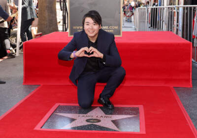 Lang Lang attends his Hollywood Walk of Fame Star Ceremony on the Hollywood Walk of Fame on April 10, 2024 in Los Angeles, California. (Jesse Grant/Getty Images for Deutsche Grammophon)