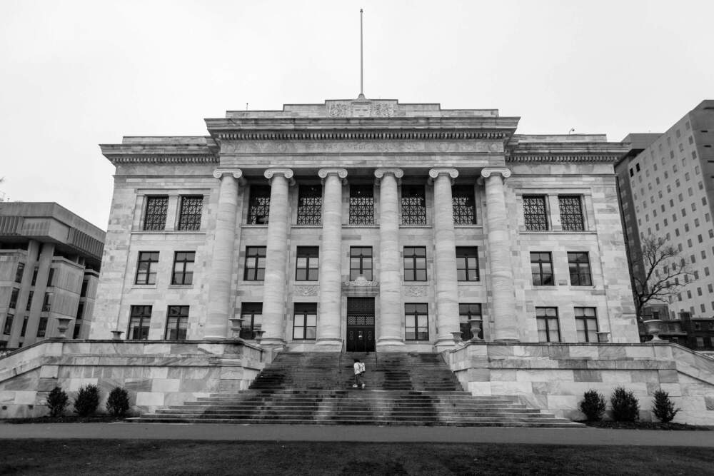 The former morgue manager of Harvard Medical School in Boston has been accused of stealing and selling body parts. (Jesse Costa/WBUR) 