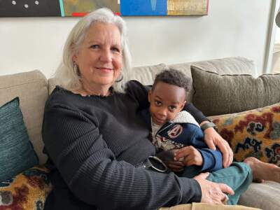 Terry Tempest Williams and her 5-year-old grandson Sheja Gakumba are going to watch the total solar eclipse in northern Maine. (Julia Corcoran/Here & Now)