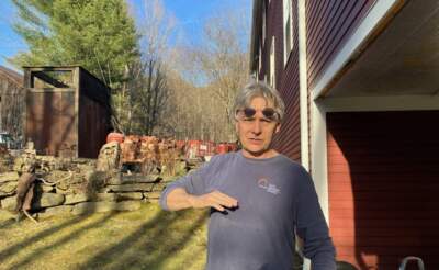 Kent Hicks, a contractor and sustainable design professor, said Tropical Storm Irene was a wake-up call to flood-proof his home, which is next to the Westfield River in West Chesterfield, Massachusetts. He recalled standing in chest-high water and pushing uprooted trees away from his house during the storm.
