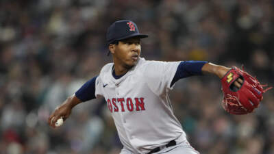Boston Red Sox starting pitcher Brayan Bello throws against the Seattle Mariners during an opening-day baseball game Thursday, March 28, 2024, in Seattle. (Lindsey Wasson/AP)