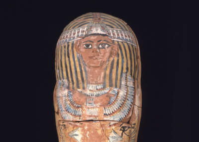 Child's coffin, 1295–1186 B.C. (Courtesy Museum of Fine Arts, Boston)