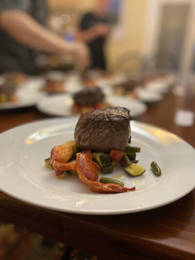 An infused entree from Dinner at Mary's. (Photo courtesy of Sam Kanter)