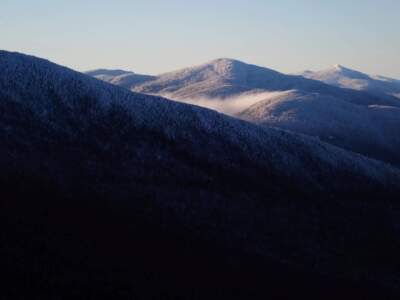 The town of Underhill will close two roads leading to Mount Mansfield on April 8, when emergency resources will be strained. Still, search and rescue teams anticipate tens of thousands of people will head into the backcountry to see the eclipse. (Elodie Reed/Vermont Public)