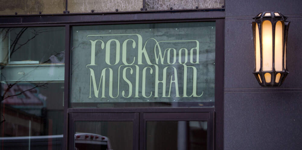 The Rockwood Music Hall at 88 Van Ness Street, in Boston. (Robin Lubbock/WBUR)