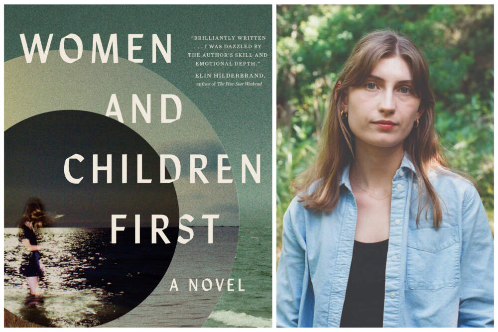 Author Alina Grabowski's novel "Women and Children First" is out now. (Author photo courtesy Matthew Fox; book cover courtesy Zando/SJP Lit)